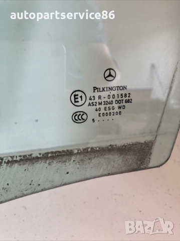 Предно ляво стъкло за врата за Mercedes A-Class W169 A180 (2008), снимка 2 - Части - 53859526