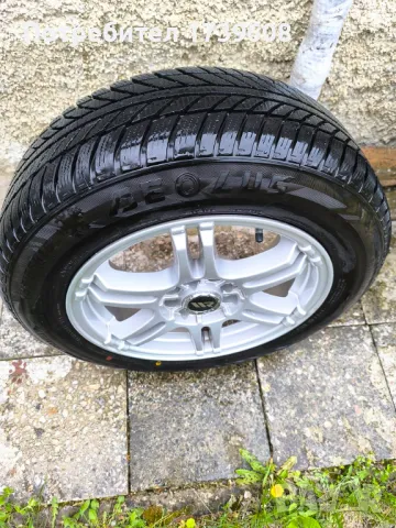 Алуминиеви джанти със зимни гуми