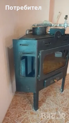 Камина с водна риза на дърва Прити 16kw, снимка 5 - Камини - 55888716