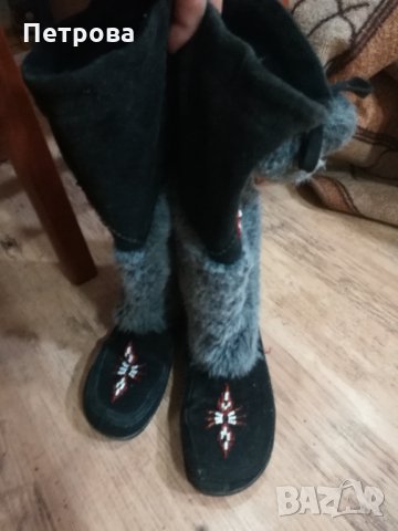 Ботуши 37 номер от естествен велур