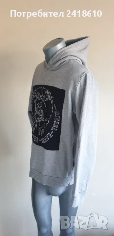 Diesel   Hoodie Cotton Mens Size / L  ОРИГИНАЛ! Мъжки Суичър, снимка 3 - Суичъри - 50800102
