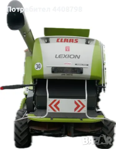 Комбайн Claas Lexion 770 TT, 1788 б. часа,2012г.+ХЕДЕР SW V1050 включително 2осен транспортна количк, снимка 3 - Селскостопанска техника - 49455175