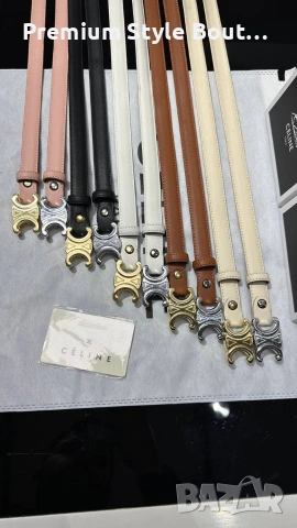 колани от естествена кожа в кутия celine , снимка 3 - Колани - 53744855