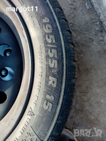 Зимни гуми с алуминиеви джанти за ПЕЖО СИТРОЕН ФОРД15 ц. 4*108, снимка 2 - Гуми и джанти - 44222835