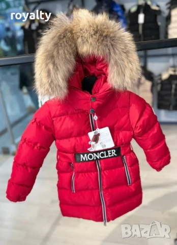 Зимно яке Moncler тип парка за момичета, снимка 2 - Детски якета и елеци - 52527239