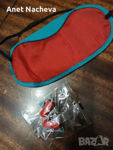 Маска за очи за спане и тапи  за уши , снимка 4 - Други - 48216883