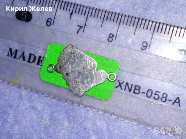 СРЕБЪРНИ КРАЧЕТА Фигурален АРТ МЕДАЛЬОН с 2 ФАСЕТИРАНИ ЦИРКОНЧЕТА ВИСОКА ПРОБА СРЕБРО 26049, снимка 8 - Колиета, медальони, синджири - 39318686