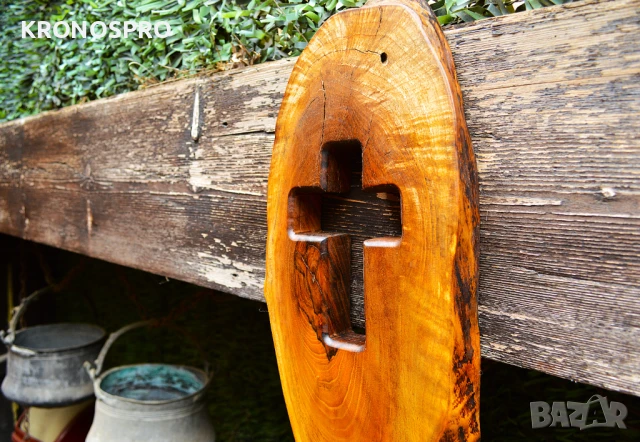 Дървен кръст, снимка 5 - Други ценни предмети - 51261353