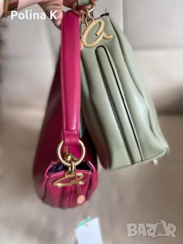 Оригинална дамска чанта в овална форма, снимка 3 - Чанти - 49245426