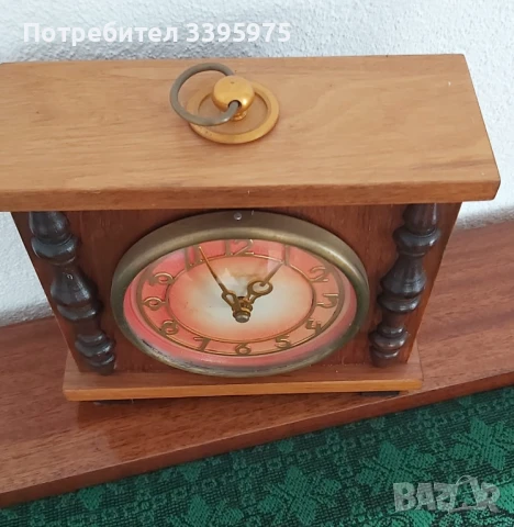 Ретро настолен часовник МАЯК (СССР), снимка 3 - Стенни часовници - 51359200