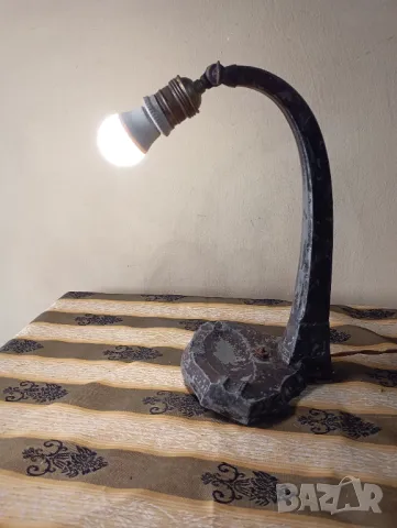 Стара настолна лампа арт деко, снимка 8 - Настолни лампи - 50008190