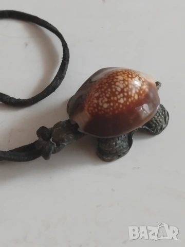 Каишка с АРТ костенурка, снимка 4 - Колиета, медальони, синджири - 53575588