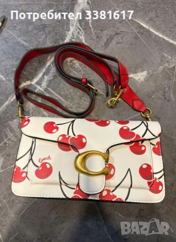 Чанта coach череши