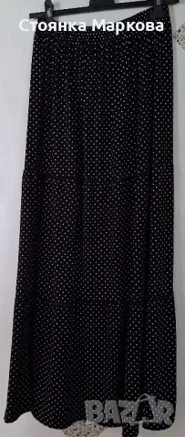 Дълга пола на точки