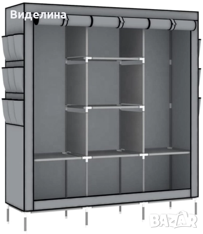 Спален гардероб с цип и 3 разделения; Цвят: Червен; Размери: Ширина : 45 см, Дължина: 130 см, снимка 9 - Гардероби - 51998717