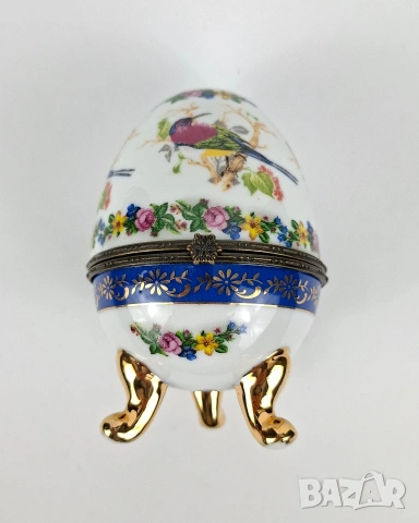Порцеланова бижутерка с формата на яйце, снимка 3 - Други - 53192593