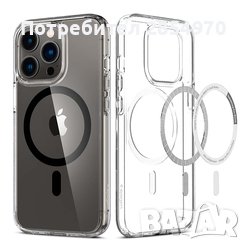 iPhone 13 Pro Max Case Crystal Hybrid MagSafe , снимка 3 - Калъфи, кейсове - 41914746