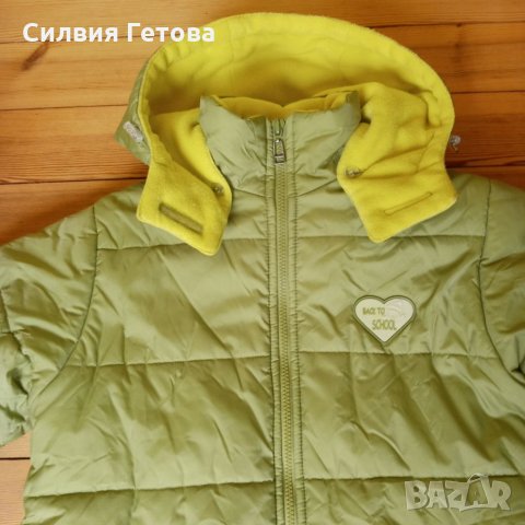 Топло  яке тип издължено в свежи цветове, снимка 4 - Детски якета и елеци - 35968185