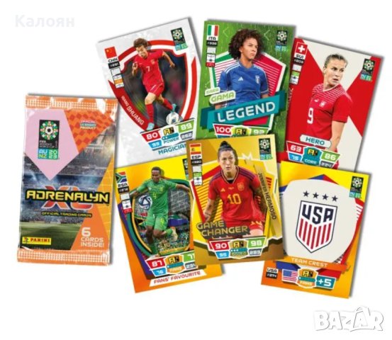 Албум за карти Panini FIFA Women's World Cup 2023. Adrenalyn XL, снимка 4 - Колекции - 41470185