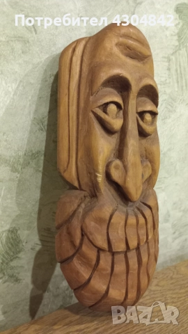 Дърворезба старецът , снимка 3 - Декорация за дома - 52161970