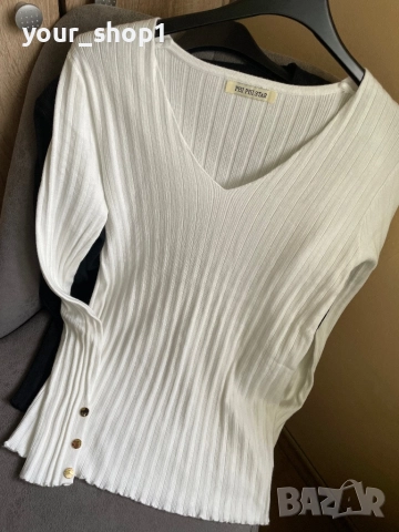 3 цвята дамска блуза с дълъг ръкав 