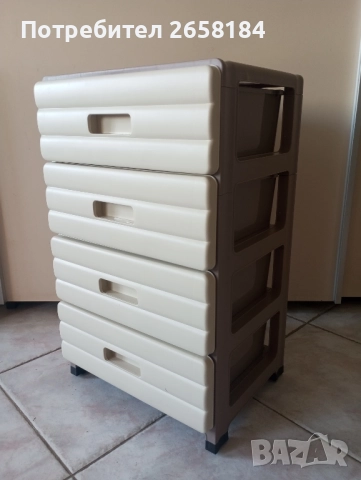 Скрин с 4, 5 или 6 чекмеджета, цвят капучино, крем, снимка 2 - Шкафове - 51687061