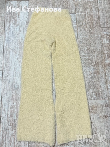 Нов бежаво бежов мек кукленски мъхест гушкав топъл панталон , снимка 4 - Панталони - 52506302