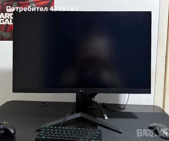 Монитор LG 32GN650 QHD 165hz с гаранция, снимка 2 - Монитори - 53181322