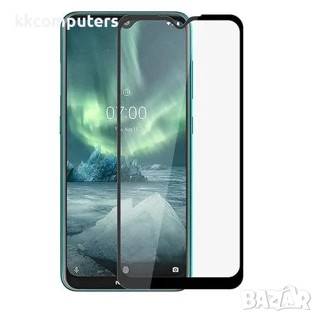 Full Glue Стъклен screen protector за Huawei Mate 20x 5G / Черен / Баркод : 2401137