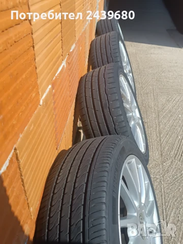Алуминиеви джанти 17" 5×112 летни гуми 225/45/17, снимка 6 - Гуми и джанти - 51242374
