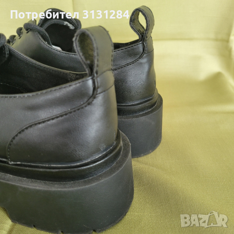 Mодерни обувки с дебела подметка H&M нови 37 р, снимка 5 - Дамски боти - 44586600