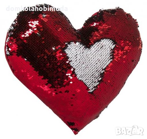 Плюшено сърце, 32х28x8 см, снимка 2 - Романтични подаръци - 35667120