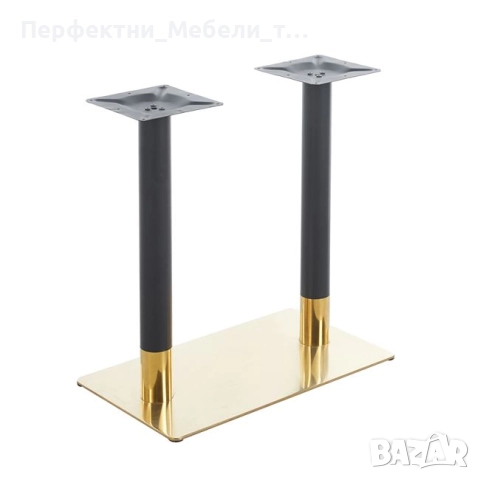 Крак за маса квадрат/кръг и правоъгълна-черно със злато,сиво с дърво, снимка 4 - Обзавеждане за заведение - 49194444