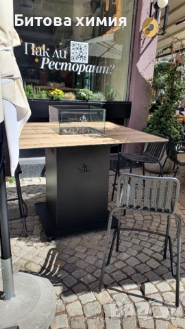 Маса с огнище, отоплител на газ за ресторанти и градини, снимка 14 - Маси - 36914347
