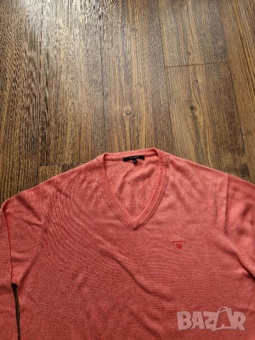Страхотнен мъжки пуловер GANT размер XL, снимка 3 - Пуловери - 52487759