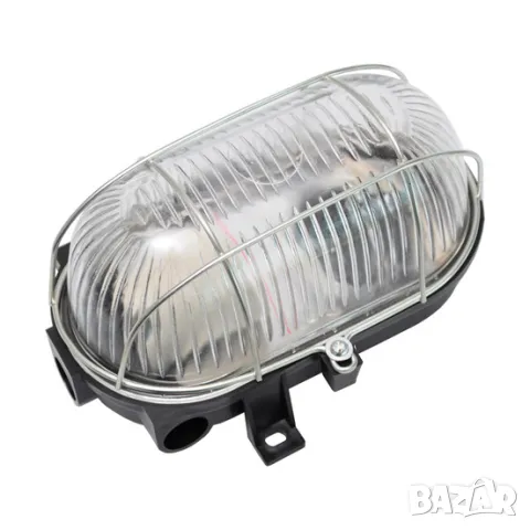 НОВО Резервно СТЪКЛО 185x108x66 мм за влагозащитена Ел.Лампа с Решетка тип Плафон Плафониера БАРТЕР, снимка 2 - Други - 48444959