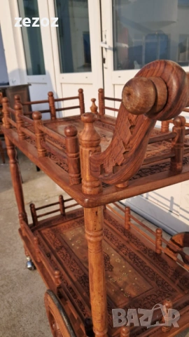 Количка за сервиране масив, снимка 9 - Маси - 53719712