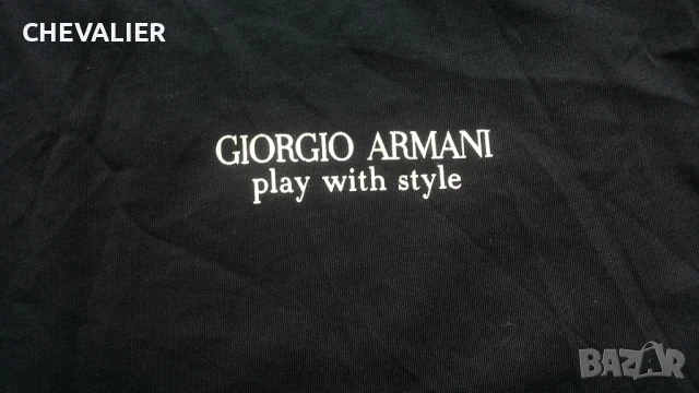 GIORGIO ARMANI Parfums T-Shirt Размер S-M тениска 10-67, снимка 3 - Тениски - 50633424