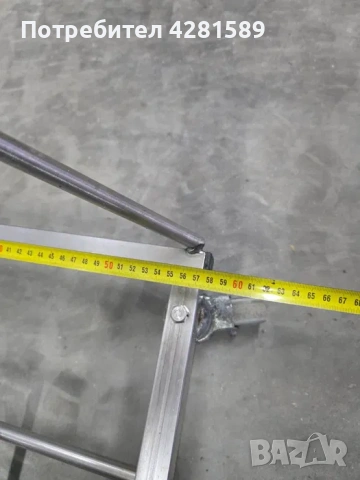 Немска хлебарска транспортна количка от неръждаема стомана, снимка 8 - Други машини и части - 53654783