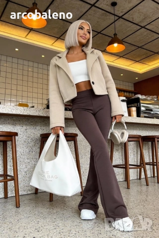 Дамски оформящи разкроени панталони Dream Fit Regular, 2цвята , снимка 5 - Панталони - 53758751