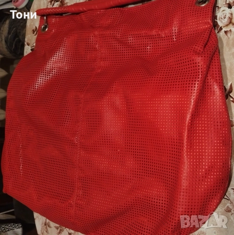 Нова Кожена Дамска Голяма Чанта , снимка 2 - Чанти - 51852889