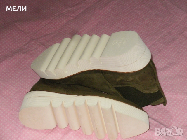 NUDE нови дамски боти естествена кожа 38, снимка 9 - Дамски боти - 51839255