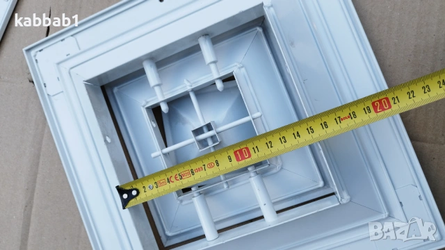 Вентилационна  решетка - Алуминиев дифузор за въздуховоди 30/30см 4бр, снимка 4 - Строителни материали - 53375246