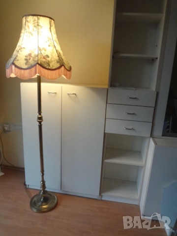 Лампион от Германия със стойка от месинг, снимка 3 - Лампиони - 52938995