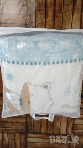 меко бебешко детско одеяло 80х110 см Kikka Boo Funny Friends, снимка 6 - Спално бельо и завивки - 53413559