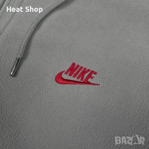 Мъжки суичър Nike M Midweight Brushed Fleece 1/4 Zip Hoodie, снимка 2 - Суичъри - 51924612