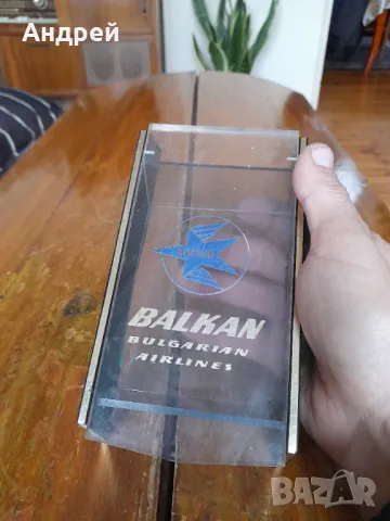 Стара кутия БГА Балкан,Balkan, снимка 2 - Други ценни предмети - 48381990