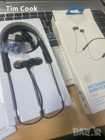 Слушалки Lenovo Bluetooth Wireless Headphones Magnetic Neckband Earphones IPX5 Waterproof Sport Head, снимка 5 - Lenovo - 34533641