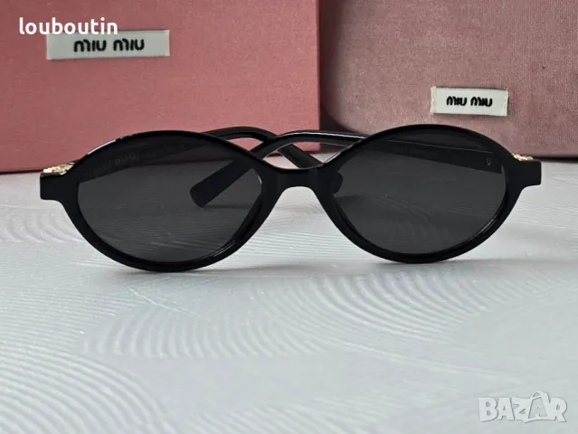 Miu 2024 дамски слънчеви очила елипса кръгли овални, снимка 4 - Слънчеви и диоптрични очила - 48744710