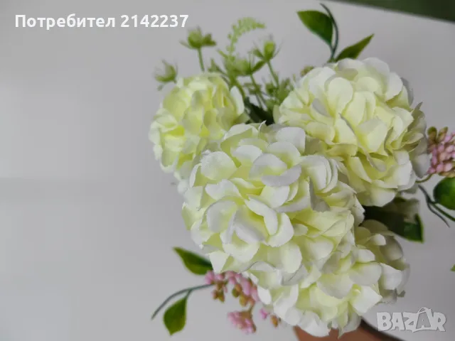 Изкуствени цветя букет 35см различни цветове, снимка 12 - Изкуствени цветя - 47466731